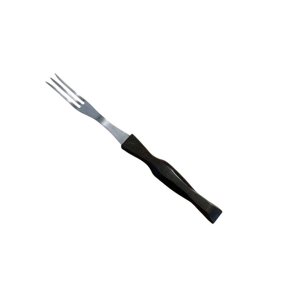 Cutco Turning Fork #1726C Carving Classic Dk Brown Handle Stainless Kitchen Tool